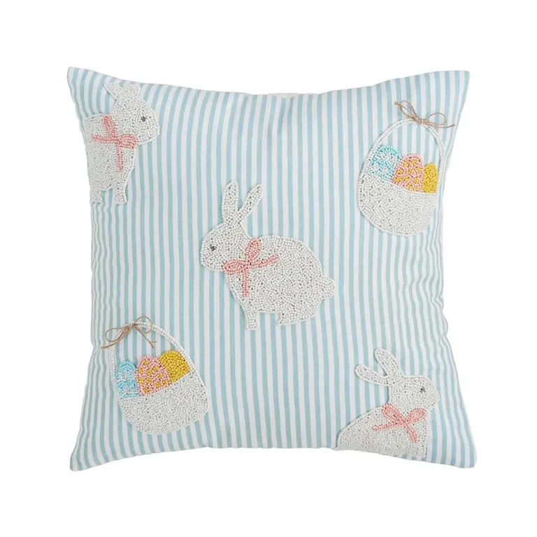 Easter Beaded Pillow
