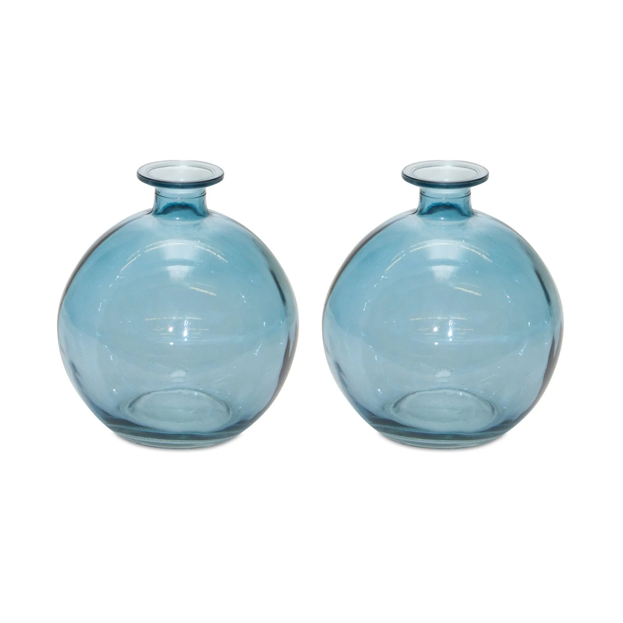 Glass Bubble Vase (Set of 2)