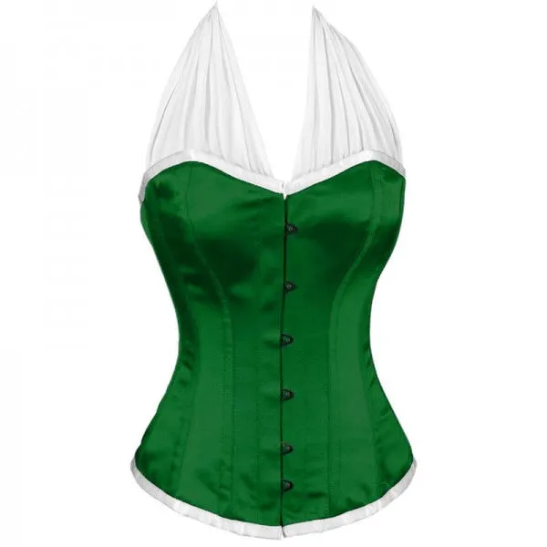 Payton Lycra Net Neck Band Authentic Overbust Corset
