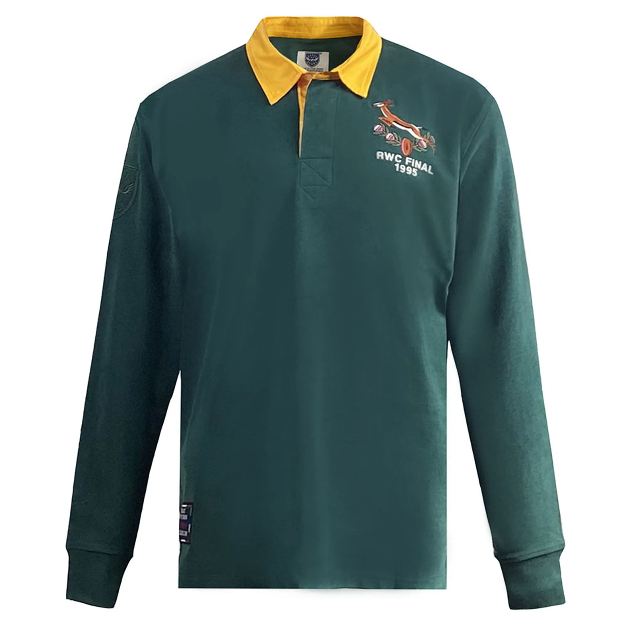 Springbok 1995 Vintage Long Sleeve Rugby Shirt by Ellis Rugby